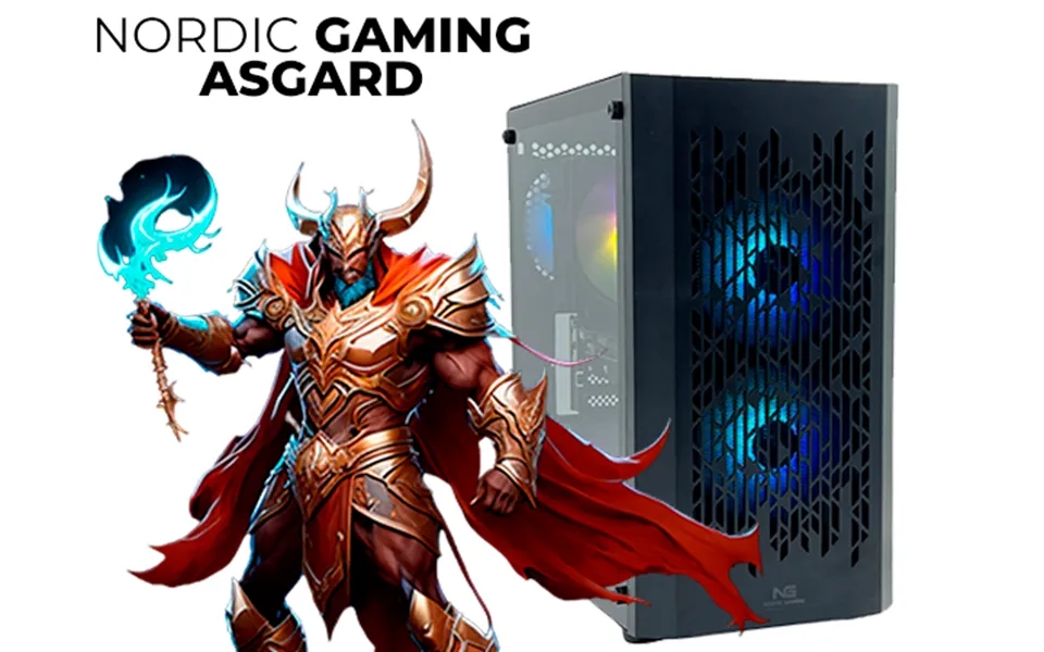 Nordic Gaming Asgard Balder V2 Gaming Pc Ryzen 5 8gb Radeon740m 500gb