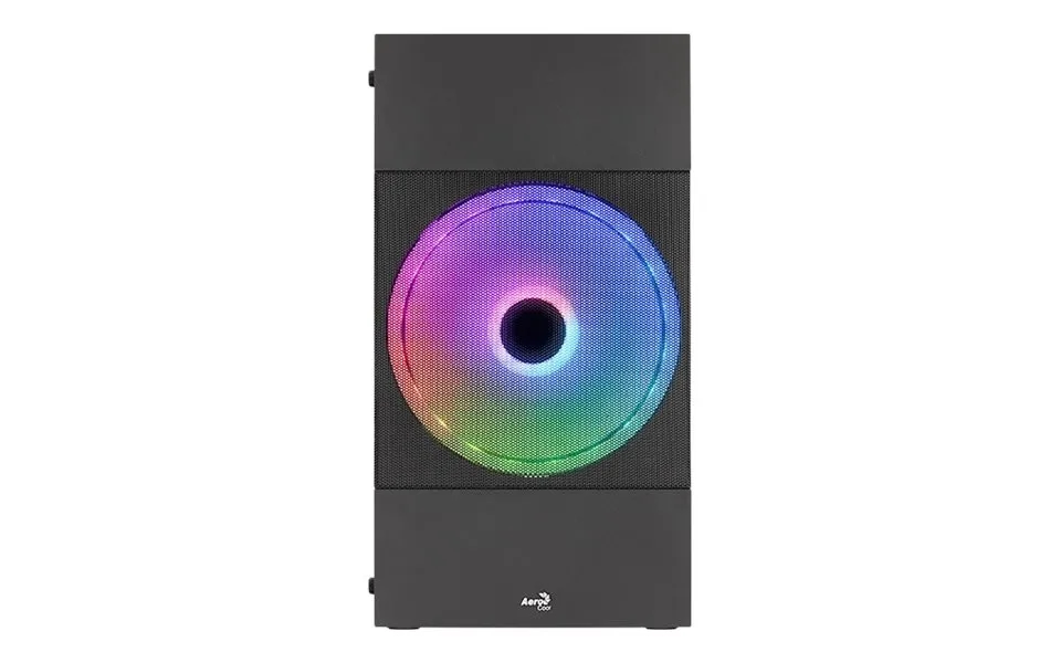 Aerocool Atomic Lite V2 Midi-tower, Rgb, Tempered Glass - Schwarz