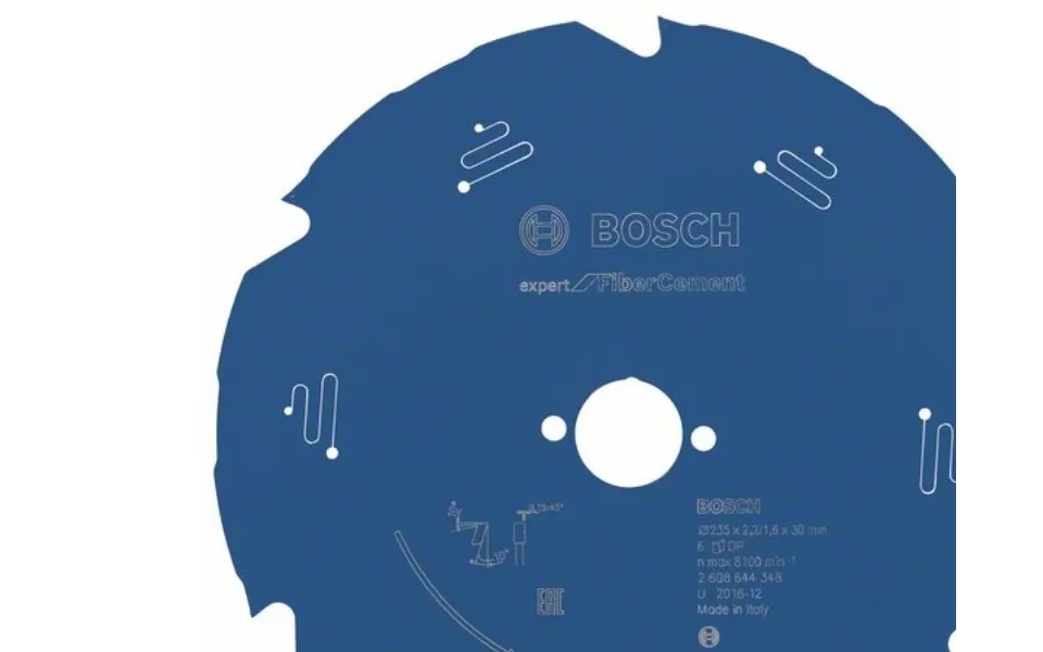 Bosch Rundsavkl 235x30x2,2mm 6t Exp Fiber Ceme