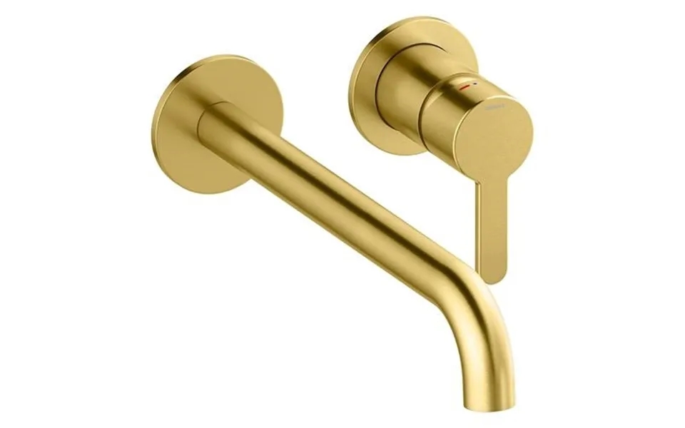 Damixa Silhouet Yderdele - Til Håndvask Indbygning, 250 Mm Tud, Børstet Messing Pvd