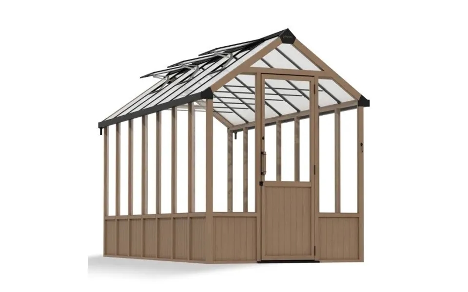 Drivhus I Cedertræ Natura 12 M2 Palram - Canopia 540-237