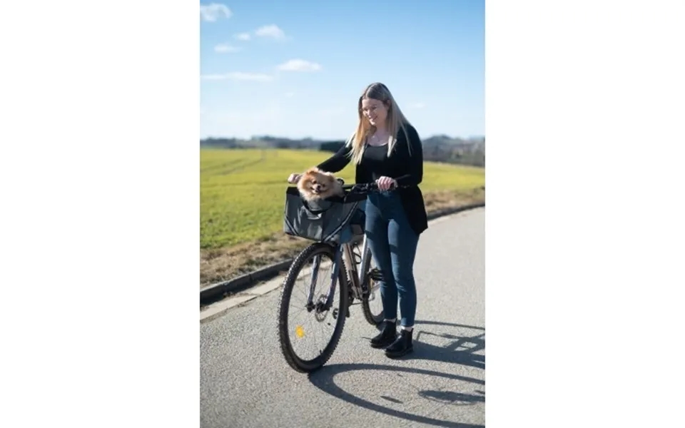 Kerbl Vacation Cykeltaske Til Hund Kat, Gråblå, 7 Kg - 38x25x25 Cm