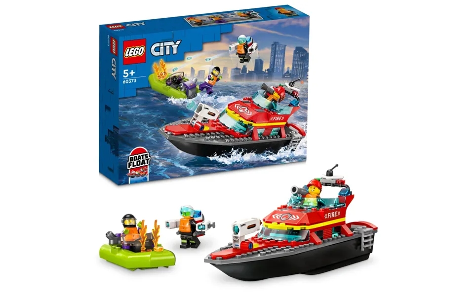 Lego City 60373 Brandvæsnets Redningsbåd