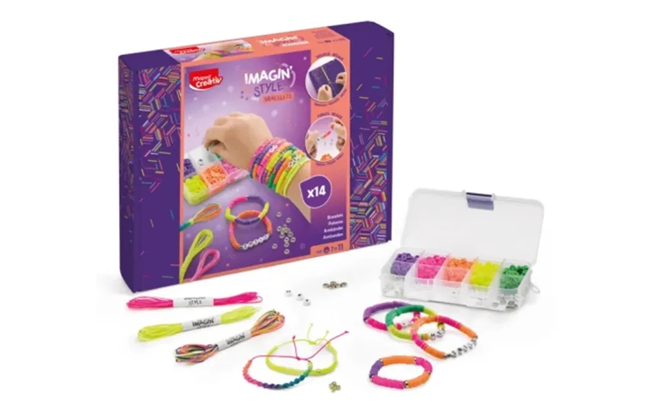 Maped Creativ 907404 - Smykkefremstillingssæt Til Armbånd Til Børn