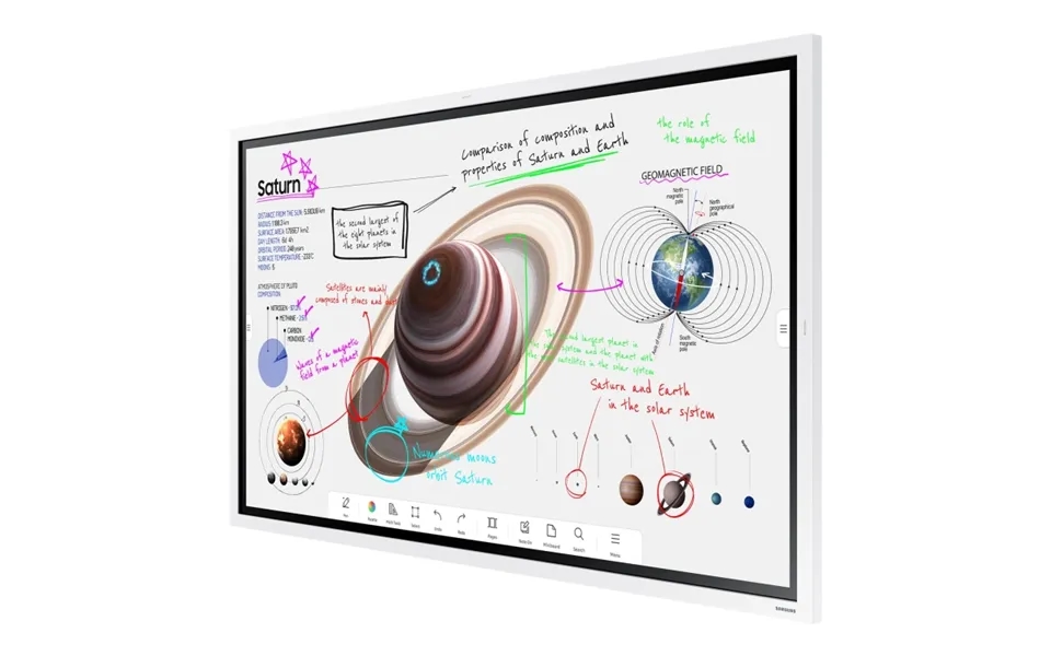 Samsung Flip Pro Wm55b - 55 Diagonal Klasse Wmb Series Led-bagbelyst Lcd Paneldisplay