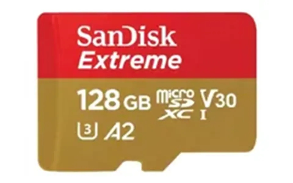 Sandisk Extreme - Flashhukommelseskort Microsdxc Til Sd Adapter Inkluderet