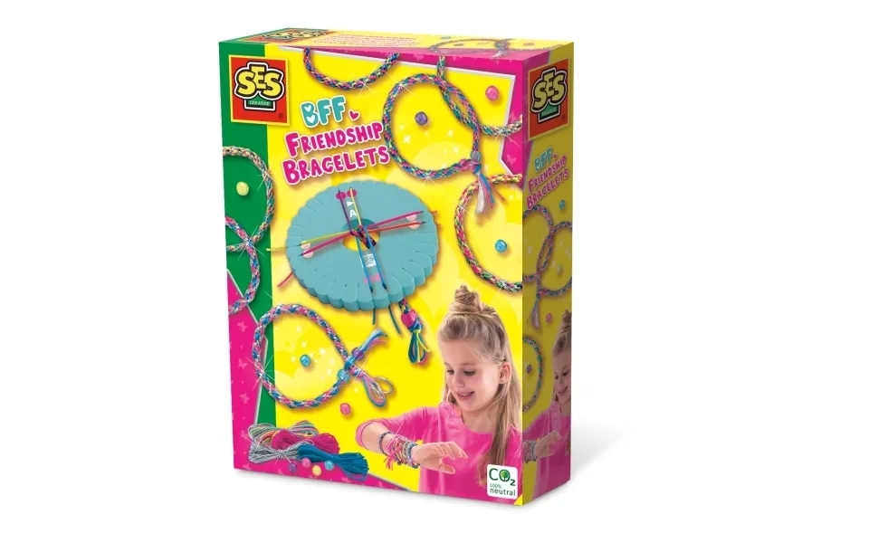 Ses Creative Bff Friendship Bracelets - Smykkefremstillingssæt Til Armbånd Til Børn