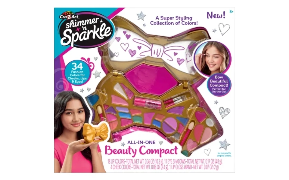 Shimmer N Sparkle Bow Beautiful Compact