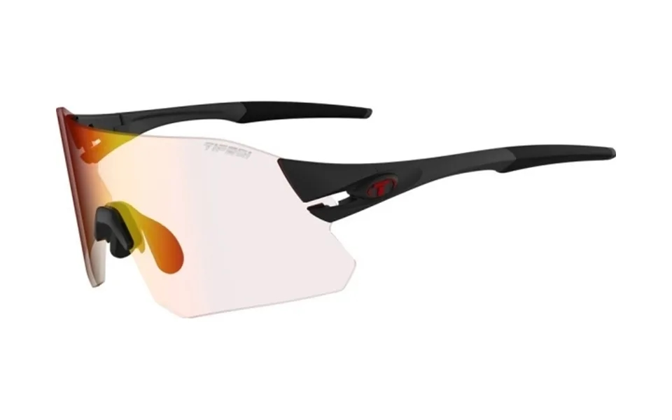 Tifosi Rail Fototec Briller Mat Sort 1 Glas Clarion Red Fotochrom 74%-14% Lysgennemgang Ny