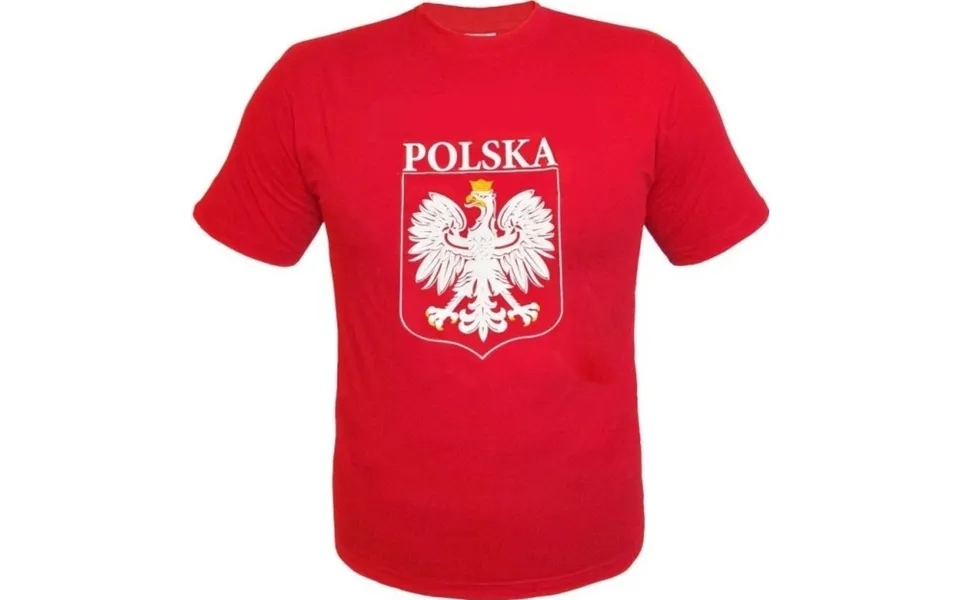 Trykt T-shirt Rød Xl