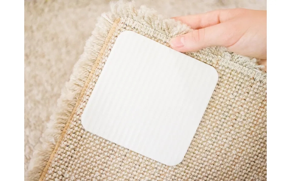 Antiskrid Til Gulvtæppe 4-pak