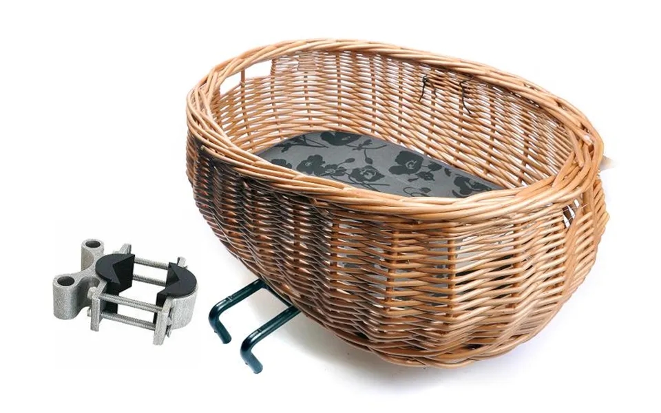 Basil Pluto Cykelkurv Til Hund M. Beslag Og Pude