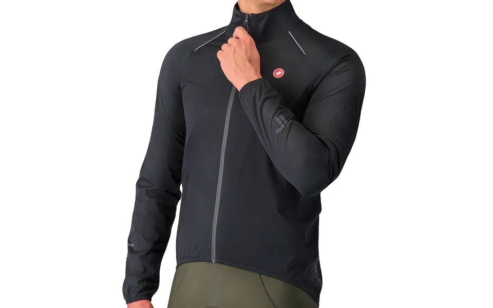 Castelli Emergency 3 Rain Jacket - Light Black