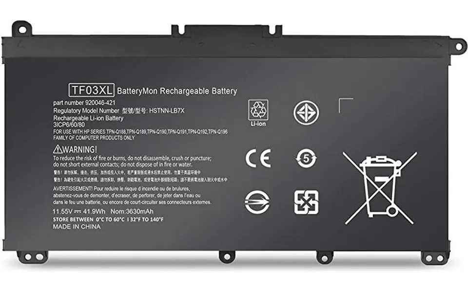 Hp Tf03xl Batteri Kompatibelt