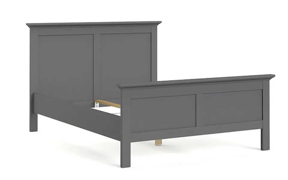 Frisenborg Mat Grå 3 Kvart Seng 140 X 190 Cm Med Hovedgærde