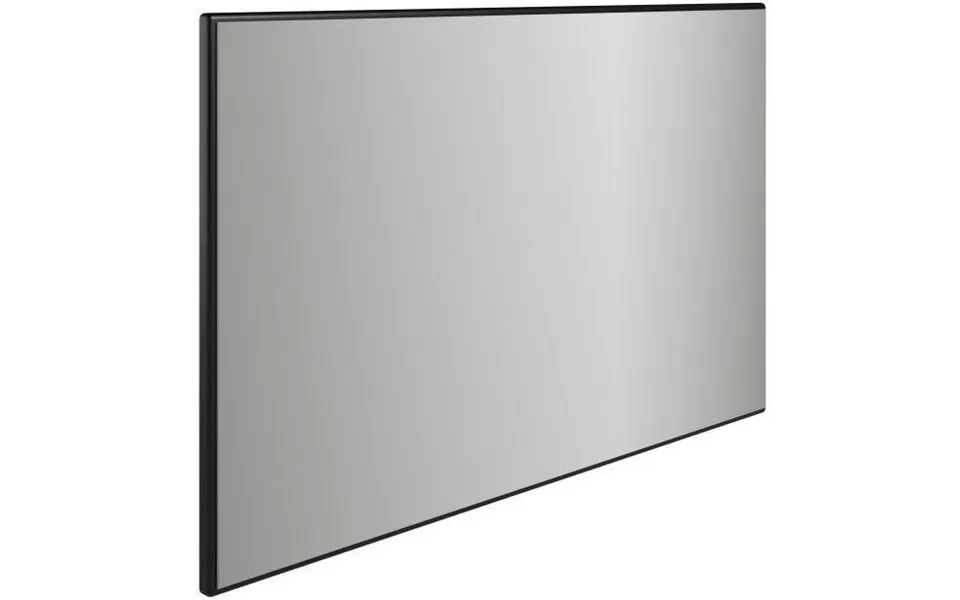 Krone Vægspejl 80 Cm Bredt Og 50 Cm Højt - Dansk Produceret. Sortlakeret