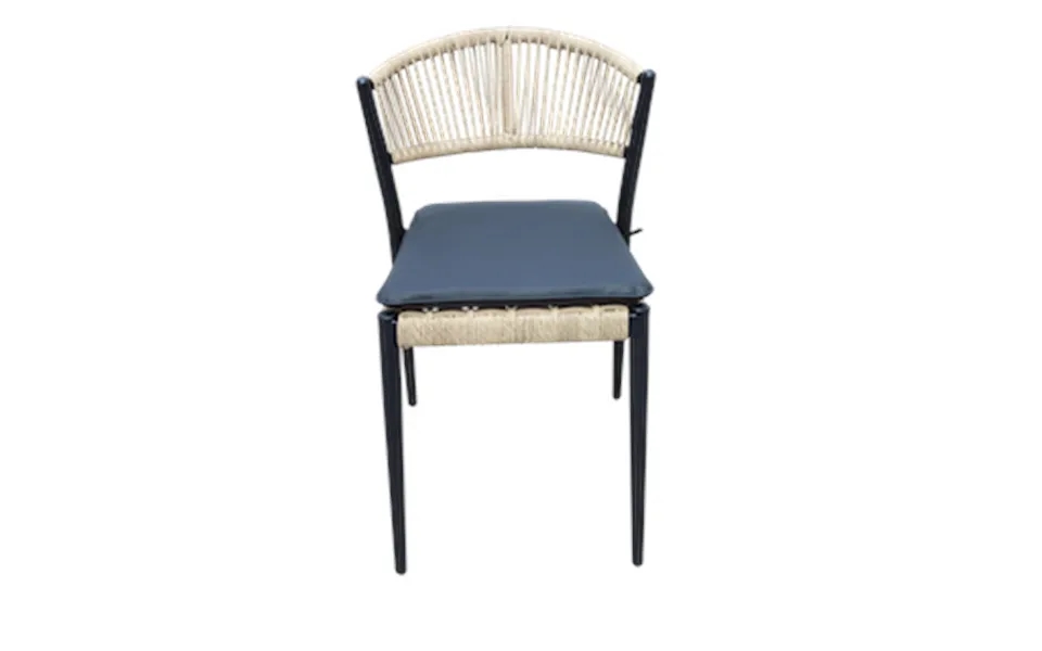 Sort Pu Læder Hynde Til Cafe-modern Spisebordsstol