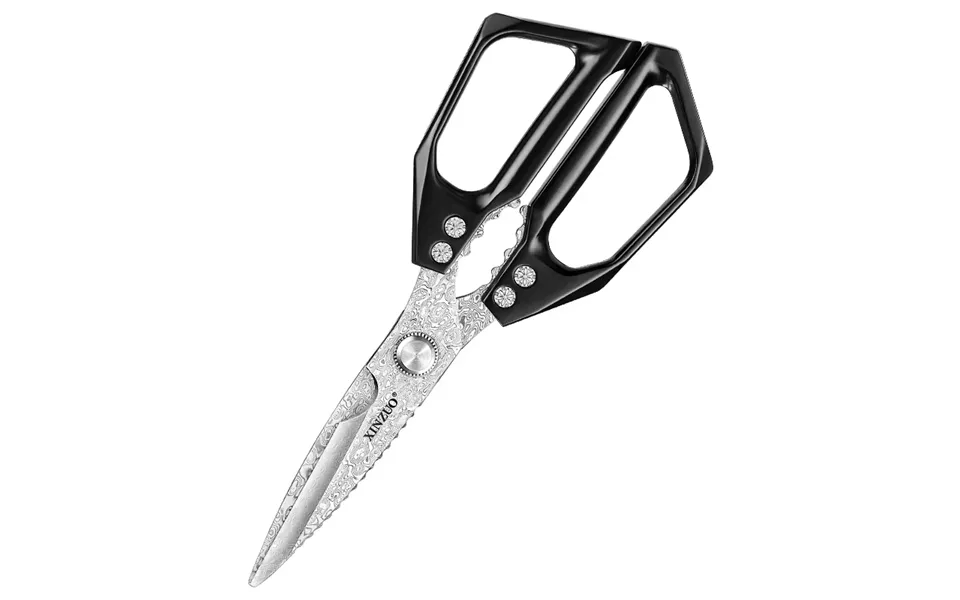 Køkkensaks I Damaskusstål