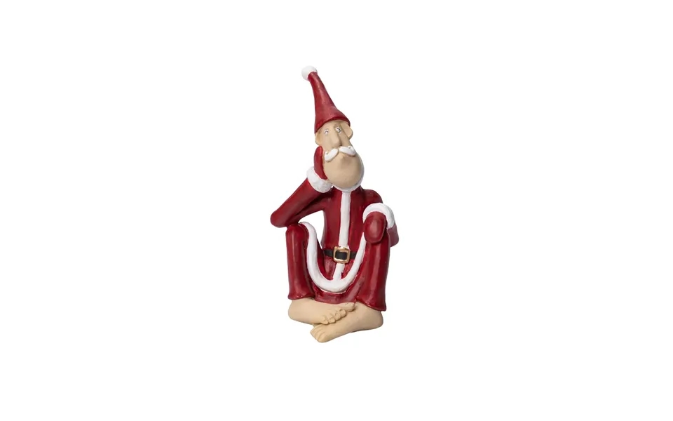 Julemanden Ove Med Krydsede Fødder - Sjov Stilren Julepynt