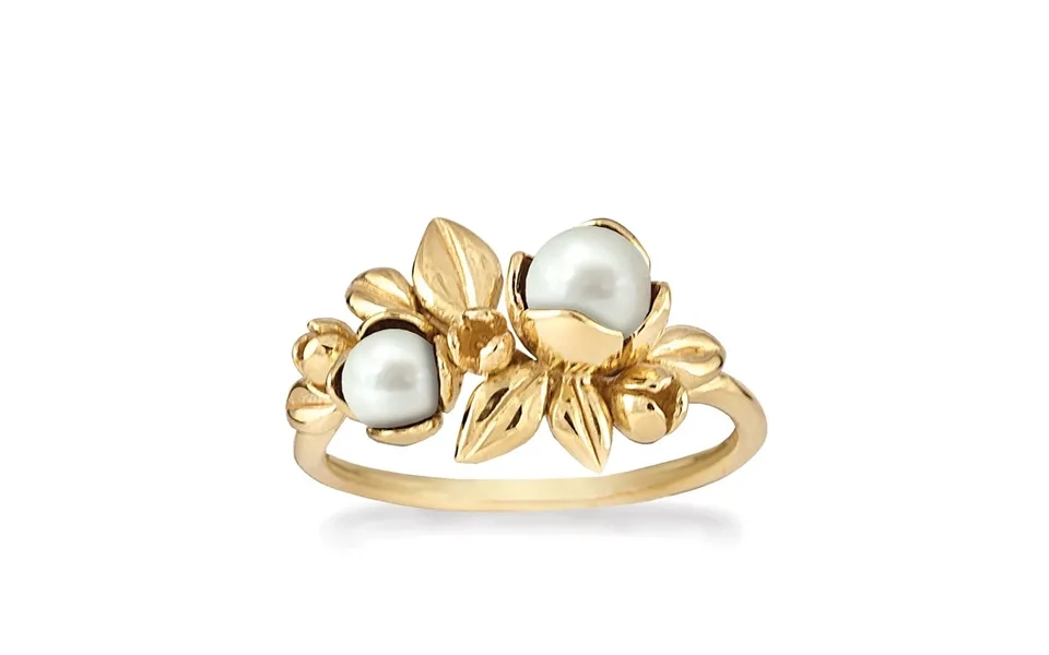 Ring I Forgyldt Sølv Med Perler Str. 52. Hurtig Levering På Rabinovich Smykker