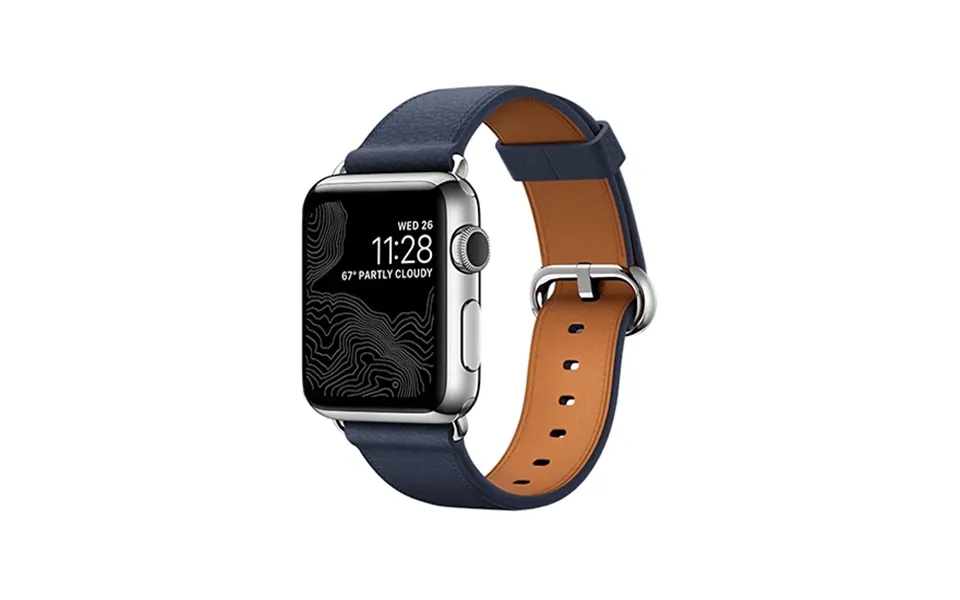 Apple Watch 38 40 Se 41 42mm - Deluxe Classic Læder Rem