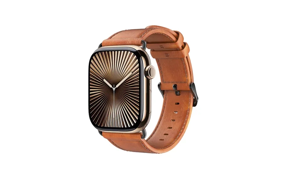 Apple Watch 42 44 Se 45 46 49mm - Dux Ducis Business Ægte Læderrem