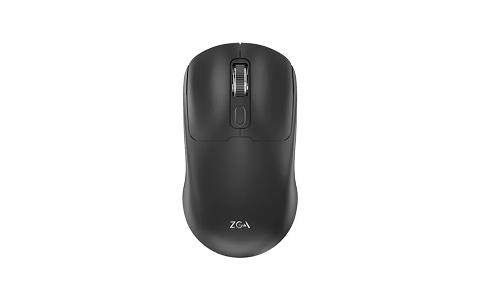 Zga Ergonomisk Bt 5.0 Mus 2.4ghz Trådløs Mus - Sort