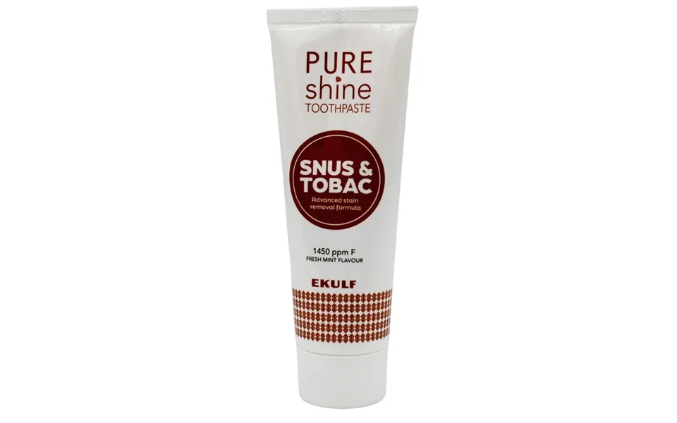 Ekulf Shine Snus & Tobac Tandpasta - 75ml.