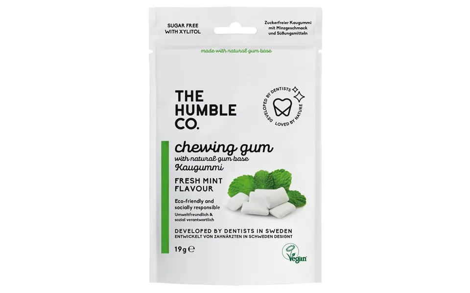 Humble Naturligt Tyggegummi Fresh Mint - 19 Gram