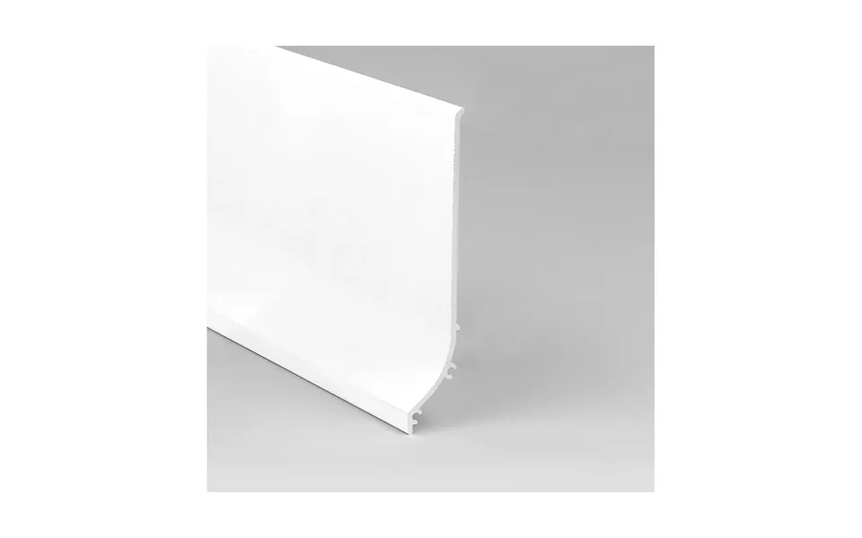 1m Afslutningsprofil Base - Hvid Lakeret