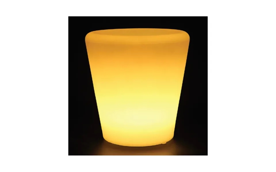 V-tac Rgb Led Potteskjuler - Genopladelig, Med Fjernbetjening, 28x28x29 Cm