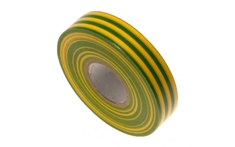 Pvc Tape - 19mm X 33m Gul Grøn