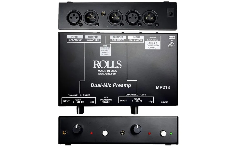 Rolls Mp213 - 2-channel Microphone Preamp