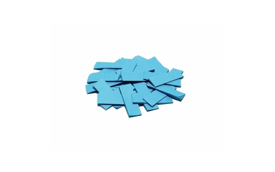 Tcm Papir Konfetti. Rektangulær. 55x18 Mm. Lyseblå. 1 Kg.