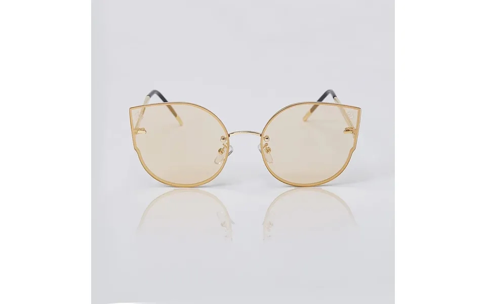 Guld Cat Eye Solbriller - Golddropps