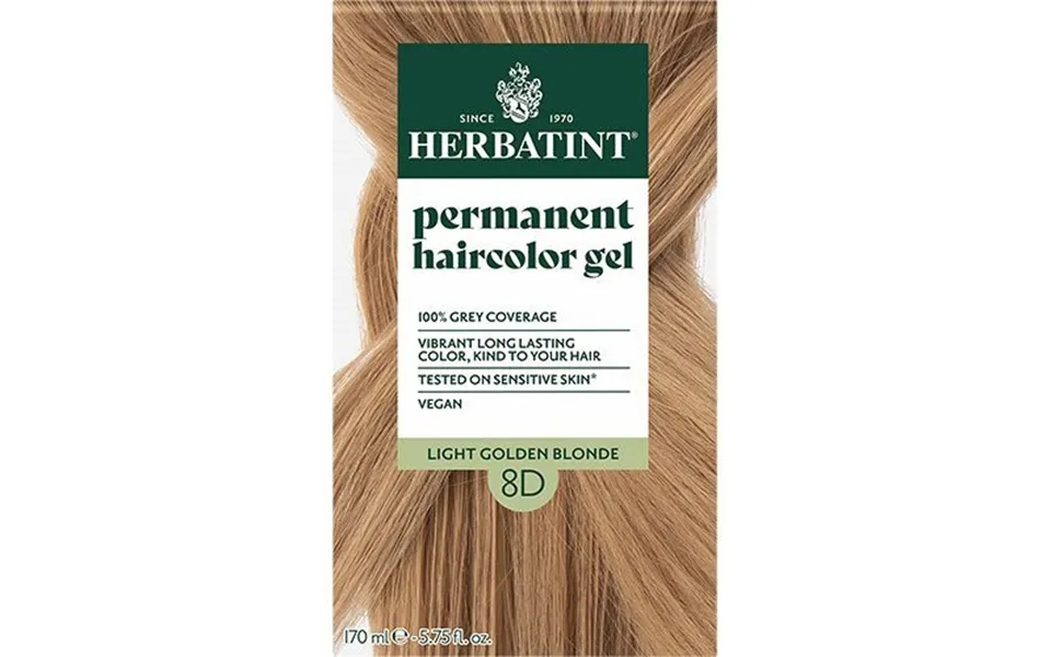 Herbatint 8d Hårfarve Light Golden Blonde - 170 Ml.