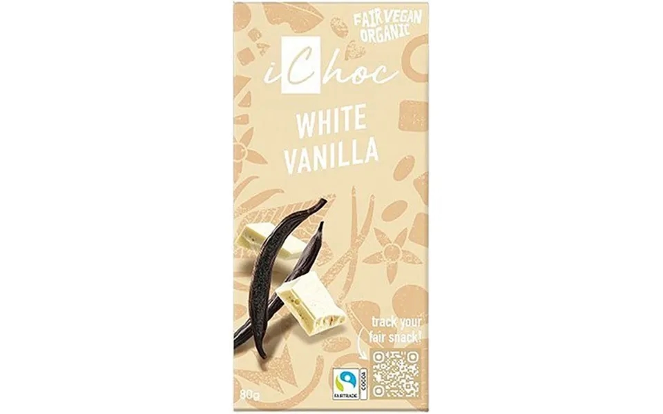 Ichoc White Vanilla Økologisk - 80 Gram
