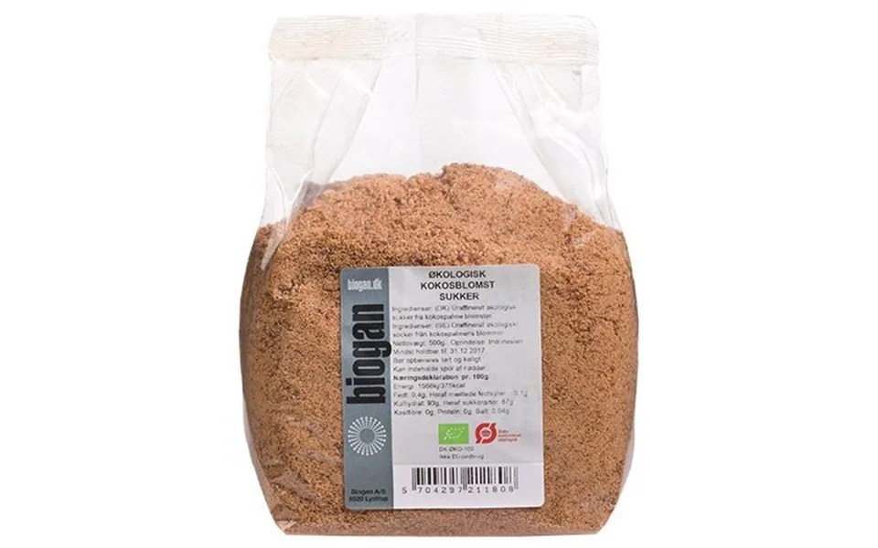 Kokosblomst Sukker Økologisk - 500 Gram