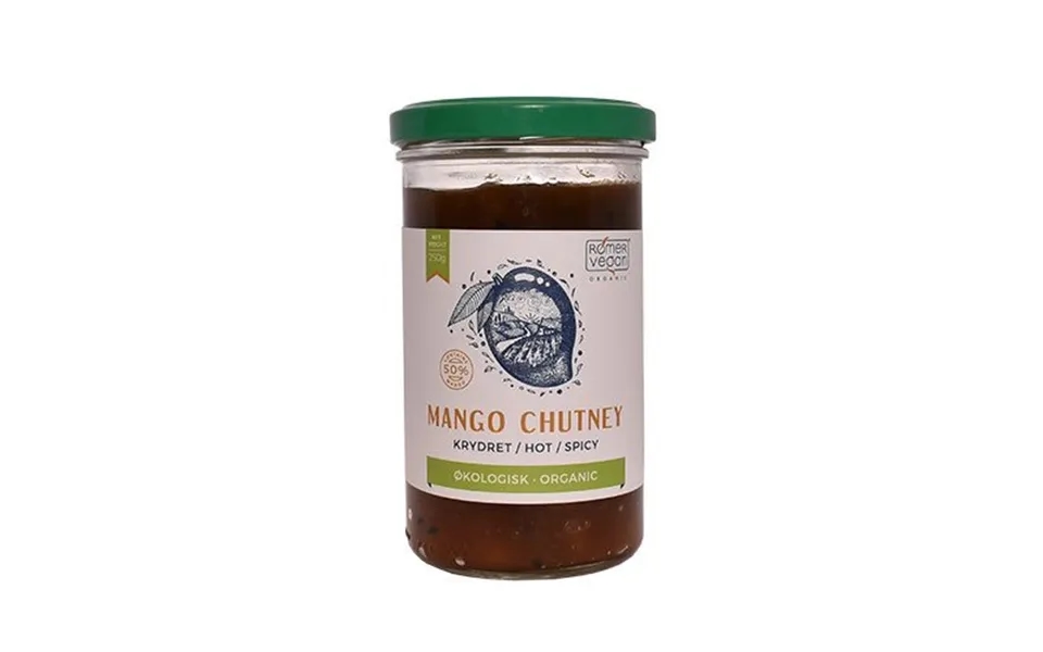 Mango Chutney Stærk, Ø - 250 G.