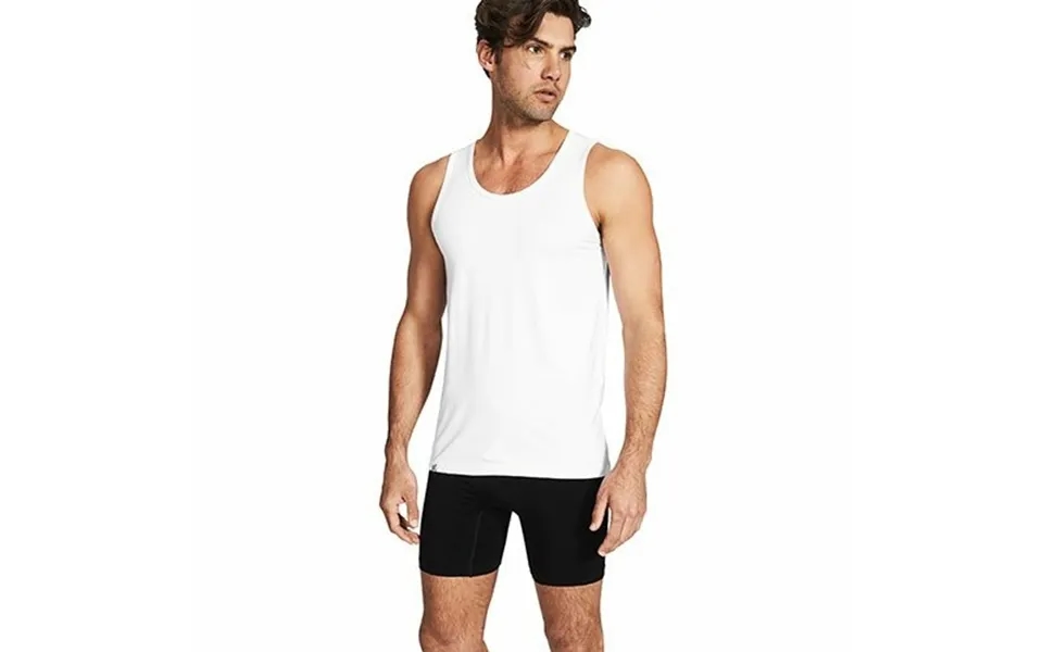 Undertrøje Herre Hvid Str. S - 1 Stk