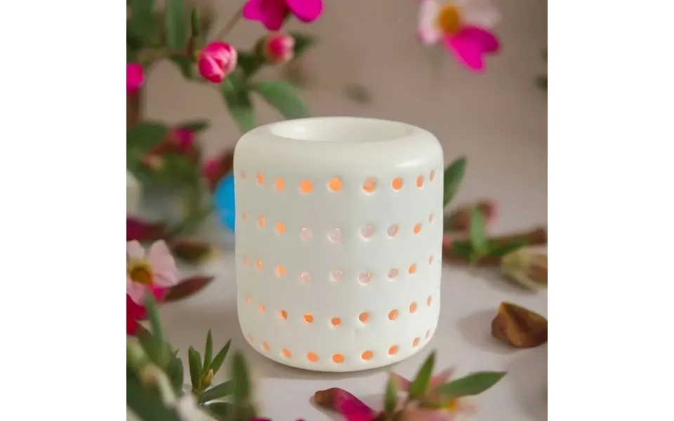 Duftlampe Til Duftvoks - Hvid Coliseo