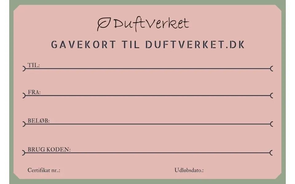 Gavekort - 300 Kr.