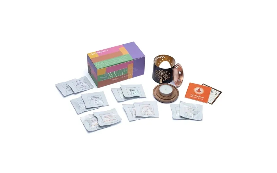 Røgelse - Startsæt Med 12 Stk. Salvie White Sage