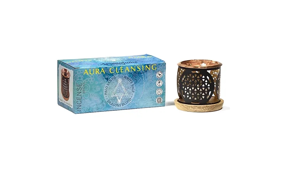 Røgelse - Startsættet Aura Cleansing M 12 Brikker Røgelse