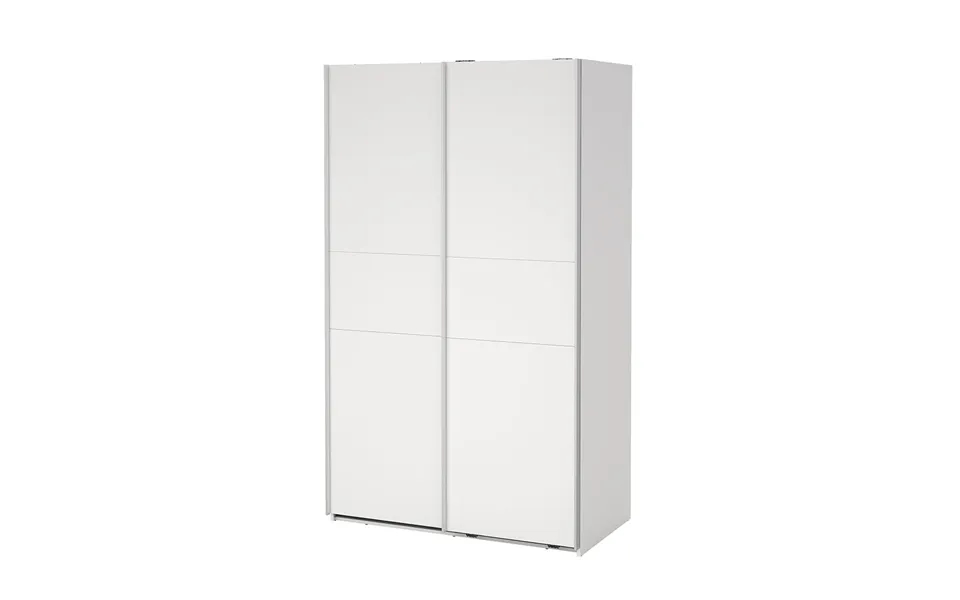 Como Skydedørsskab 2 Låger 120x200cm Hvid