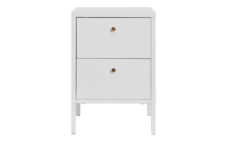 Dalby Kommode 2 Skuffer Hvid