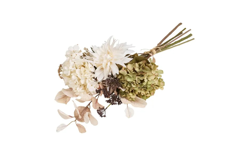 Hortensia Kunstig Blomsterbuket Højde 67cm Flerfarvet