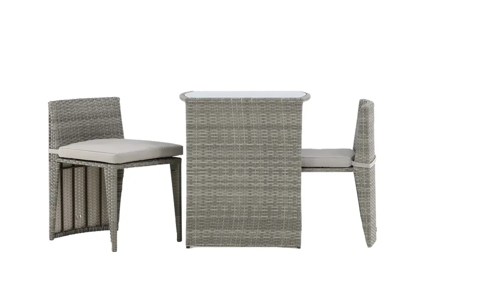 Savanna Loungemøbel Sæt 3 Dele Grå