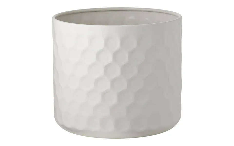 Sylvi Urtepotteskjuler Ø24,5cm Hvid
