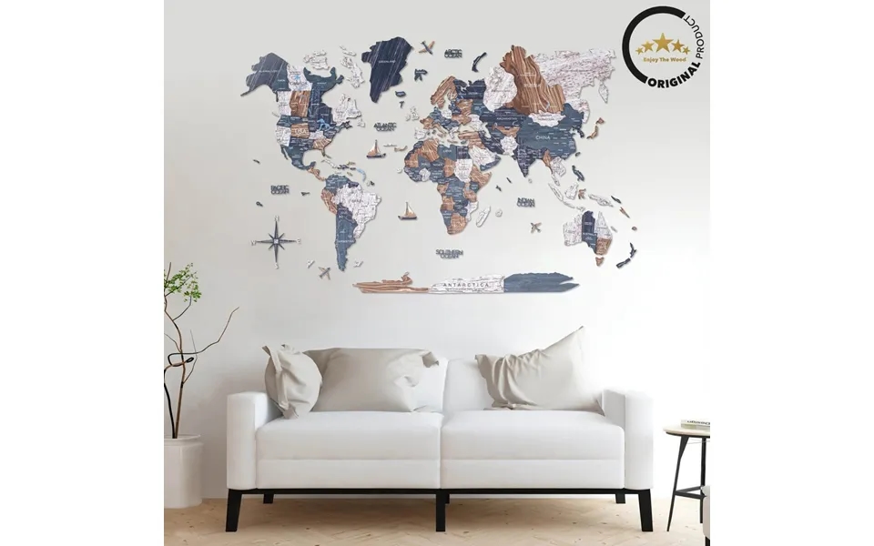 3d Verdenskort X Mystery